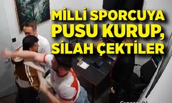 Milli sporcuya pusu kurup, silah çektiler