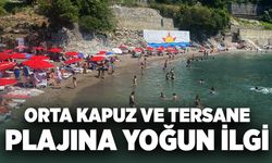 Orta Kapuz ve Tersane Plajına yoğun ilgi