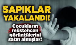 Sapıklar yakalandı: Çocukların müstehcen görüntülerini satın almışlar!