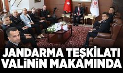 Jandarma Teşkilatı'nda Vali Osman Hacıbektaşoğlu'na ziyaret