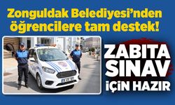 Sınav günü yolda kalan öğrencilere zabıta desteği