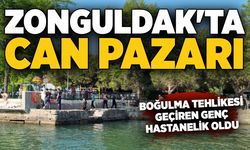 Zonguldak'ta can pazarı: Boğulma tehlikesi geçiren genç hastanelik oldu