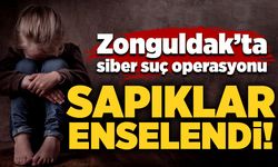 Zonguldak’ta siber suç operasyonu: Çocuklara ait müstehcen görüntü bulunduranlar yakalandı