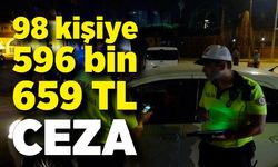 Alkol ve ışık donanımı uygulaması: 98 kişiye 596 bin 659 TL ceza