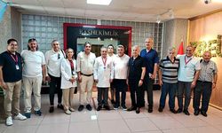 Gazeteciler BEUN Hastanesi'nde sağlık taramasından geçti