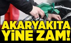 Akaryakıta yine zam