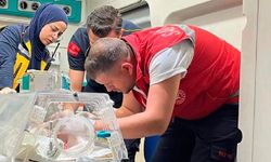 Kalp rahatsızlığı bulunan Selin bebek, ambulans uçakla sevk edildi