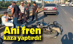 Ani fren kaza yaptırdı! 1 yaralı