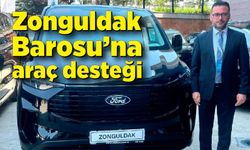 Zonguldak Barosu’na Türkiye Barolar Birliği’nden araç desteği