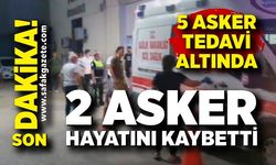 Yüksek ateş şüphesiyle hastaneye kaldırılan 2 asker hayatını kaybetti