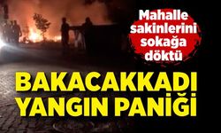 Bakacakkadı yangın paniği