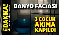 Banyo faciası! Çocuklara elektrik çarptı
