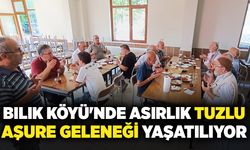 Bılık Köyü'nde asırlık tuzlu aşure geleneği yaşatılıyor