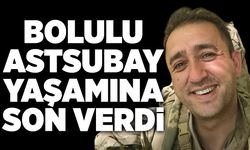Bolulu astsubay yaşamına son verdi