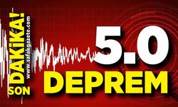 Deprem! 5.0 şiddetinde