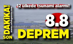 8,8 büyüklüğündeki deprem! 12 ülkede tsunami alarmı