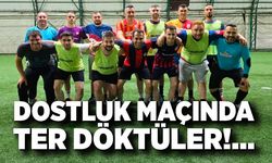 Zonguldak’ta basın sahaya indi: Dostluk maçında ter döktüler