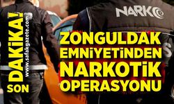 Zonguldak Emniyetinden Narkotik Operasyonu