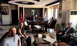 Kdz. Ereğli Kaymakamı, Türkiye birincisini makamında kabul etti