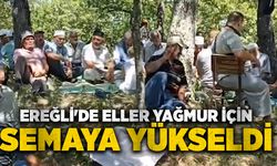 Ereğli'de eller yağmur için semaya yükseldi