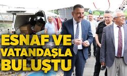 Vali Hacıbektaşoğlu Ormanlı’da esnaf ve vatandaşla buluştu