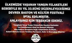 Devrek Belediyesi’nden festival kararı: Yangınlar nedeniyle iptal edildi