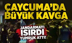 Çaycuma’da büyük kavga: Jandarmayı ısırdı, yumruk attı!