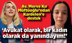 Eniştesinin istismarına uğrayan Kardelen Dikbaş'a destek