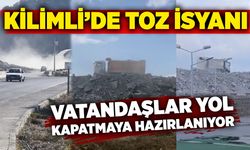 Kilimli’de toz isyanı: Vatandaşlar yol kapatmaya hazırlanıyor