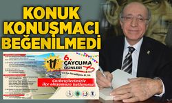 Konuk konuşmacı beğenilmedi