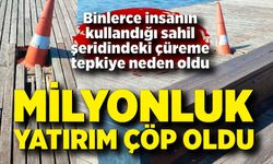 Zonguldak'ta milyonluk yatırım çürümeye başladı; Vatandaş tepkili...