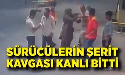 Sürücülerin şerit kavgası kanlı bitti