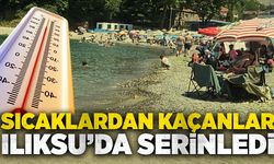 Sıcaklardan kaçanlar Ilıksu’da serinledi