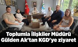 Toplumla İlişkiler Müdürü Gülden Ak'tan KGD'ye ziyaret