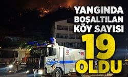 Yangında boşaltılan köy sayısı 19 oldu