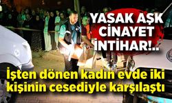 Birliktelik yaşadığı kadını öldürüp önce eşine mesaj attı sonra kendisini astı