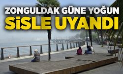 Zonguldak güne yoğun sisle uyandı