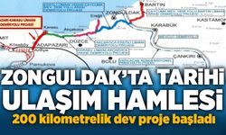 Zonguldak'ta tarihi ulaşım hamlesi: 200 metrelik dev proje başladı