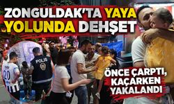 Zonguldak'ta yaya yolunda dehşet: Önce çarptı, kaçarken yakalandı