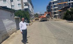 Sultanhisar’da 5 bin metrekarelik parke taşı çalışması sürüyor