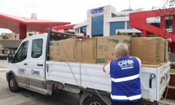 Canik Belediyesi'nden sağlık kurumlarına 100 bin maske desteği
