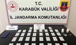 Karabük’te 353 adet sentetik ecza hap ele geçirildi