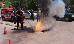 Darende'de afet farkındalık eğitimi ve yangın tatbikatı gerçekleştirildi