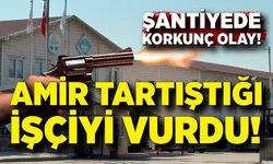 Amir, tartıştığı işçiyi tabancayla vurdu