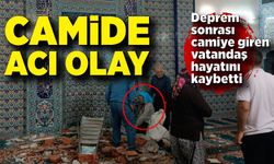 Hasar gören camide inceleme yapmak isteyen vatandaş malzeme düşmesi sonucu öldü