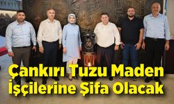 Çankırı Tuzu Maden İşçilerine Şifa Olacak