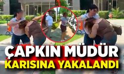 Kocasıyla birlikte parkta bastığı kadını saçından sürükledi