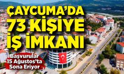 Çaycuma’daki Okullara 73 Personel Alınacak
