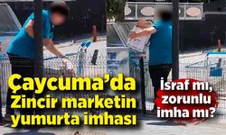 Zincir marketin yumurta imhası kamerada: İsraf mı, zorunlu imha mı?
