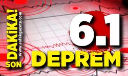 Balıkkesir'de 6.1 büyüklüğünde deprem